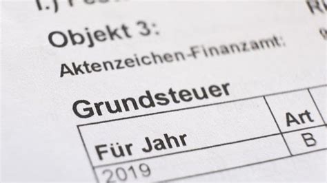 Eststellungserklärung Grundsteuer 2022 Formular Thüringen