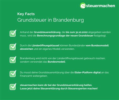 Grundsteuer Brandenburg Steuererklärung
